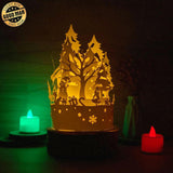 Xmas 5 - 3D Dome Lantern File - Cricut File - LightBoxGoodMan - LightboxGoodman