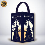 Xmas 5 - Paper Cut Lantern File - Cricut File - 10x16cm - LightBoxGoodMan - LightboxGoodman