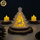 Xmas 7 - Pine Lantern File - Cricut File - LightBoxGoodMan - LightboxGoodman