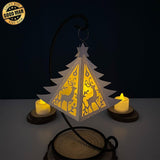 Xmas 7 - Pine Lantern File - Cricut File - LightBoxGoodMan - LightboxGoodman