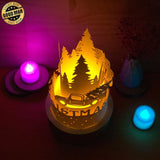 Xmas 9 - 3D Dome Lantern File - Cricut File - LightBoxGoodMan - LightboxGoodman