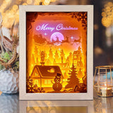 Xmas 9 – Paper Cut Light Box File - Cricut File - 20x26cm - LightBoxGoodMan