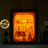 Xmas 9 – Paper Cut Light Box File - Cricut File - 20x26cm - LightBoxGoodMan - LightboxGoodman