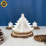 Xmas 9 - Pine Lantern File - Cricut File - LightBoxGoodMan - LightboxGoodman