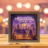 Xmas 9 Square - Paper Cutting Light Box - LightBoxGoodman - LightboxGoodman