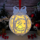 Xmas Angel - Globe Lantern File - Cricut File - LightBoxGoodMan - LightboxGoodman