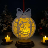 Xmas Angel - Globe Lantern File - Cricut File - LightBoxGoodMan - LightboxGoodman