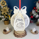 Xmas Angel - Globe Lantern File - Cricut File - LightBoxGoodMan - LightboxGoodman