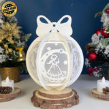 Xmas Angel - Globe Lantern File - Cricut File - LightBoxGoodMan - LightboxGoodman