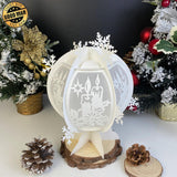 Xmas Candles - Snowball Lantern File - Cricut File - LightBoxGoodMan - LightboxGoodman