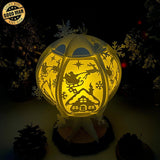 Xmas House - Snowball Lantern File - Cricut File - LightBoxGoodMan - LightboxGoodman