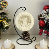 Xmas Reindeer - 3D Pop-up Light Box Ornament File - Cricut File - LightBoxGoodMan - LightboxGoodman