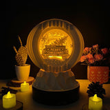 Xmas Truck - 3D Pop-up Light Box Globe File - Cricut File - LightBoxGoodMan