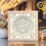 Yin Yang Mandala 3 – Paper Cut Light Box File - Cricut File - 20x20cm - LightBoxGoodMan - LightboxGoodman