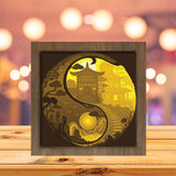 YinYang 2 - Paper Cutting Light Box - LightBoxGoodman