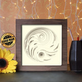 YinYang - Paper Cutting Light Box - LightBoxGoodman - LightboxGoodman