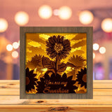 You Are My Sunshine - Paper Cutting Light Box - LightBoxGoodman - LightboxGoodman