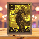 Zodiac Aquarius - Paper Cutting Light Box - LightBoxGoodman