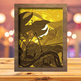 Zodiac Cancer - Paper Cutting Light Box - LightBoxGoodman - LightboxGoodman