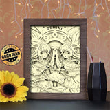 Zodiac Gemini - Paper Cutting Light Box - LightBoxGoodman - LightboxGoodman