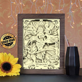 Zodiac Pisces - Paper Cutting Light Box - LightBoxGoodman - LightboxGoodman