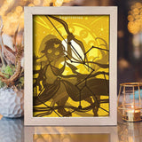 Zodiac Sagittarius – Paper Cut Light Box File - Cricut File - 20x26cm - LightBoxGoodMan - LightboxGoodman