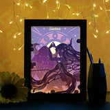 Zodiac Taurus - Paper Cutting Light Box - LightBoxGoodman - LightboxGoodman