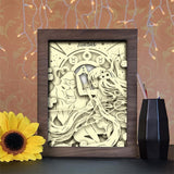 Zodiac Taurus - Paper Cutting Light Box - LightBoxGoodman - LightboxGoodman