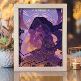 Zodiac Virgo – Paper Cut Light Box File - Cricut File - 20x26cm - LightBoxGoodMan