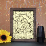 Zodiac Virgo - Paper Cutting Light Box - LightBoxGoodman - LightboxGoodman