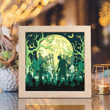 Zombie Field – Paper Cut Light Box File - Cricut File - 20x20cm - LightBoxGoodMan - LightboxGoodman